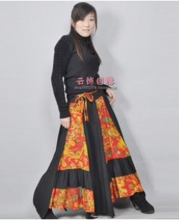 National style nationality long skirt 