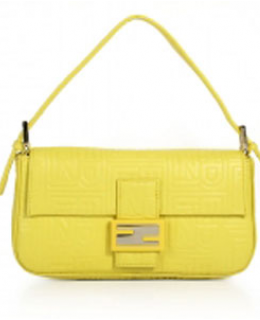 Fendi Baguette Bags Yellow