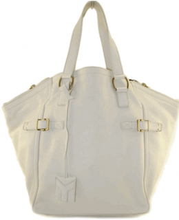 YSL Ivory Downtown Shoulder Bag