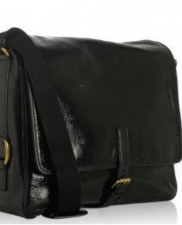 Yves Saint Laurent Besace Manhattan Flap Laptop Breifcase Messenger Bag