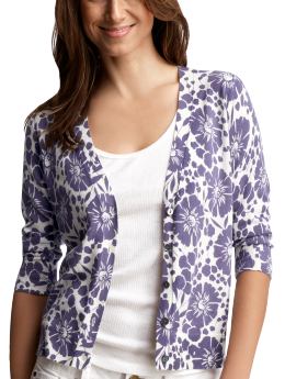 The floral summer cardigan